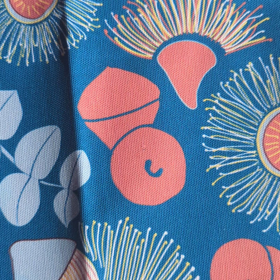 Teatowel in Blue design