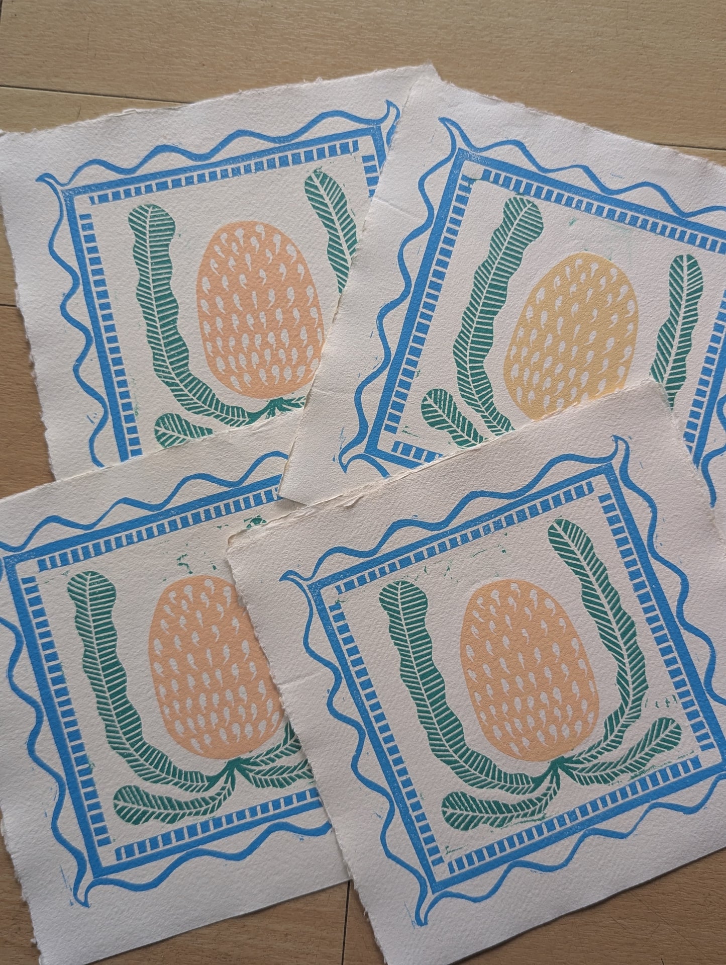 Banksia Linoprint