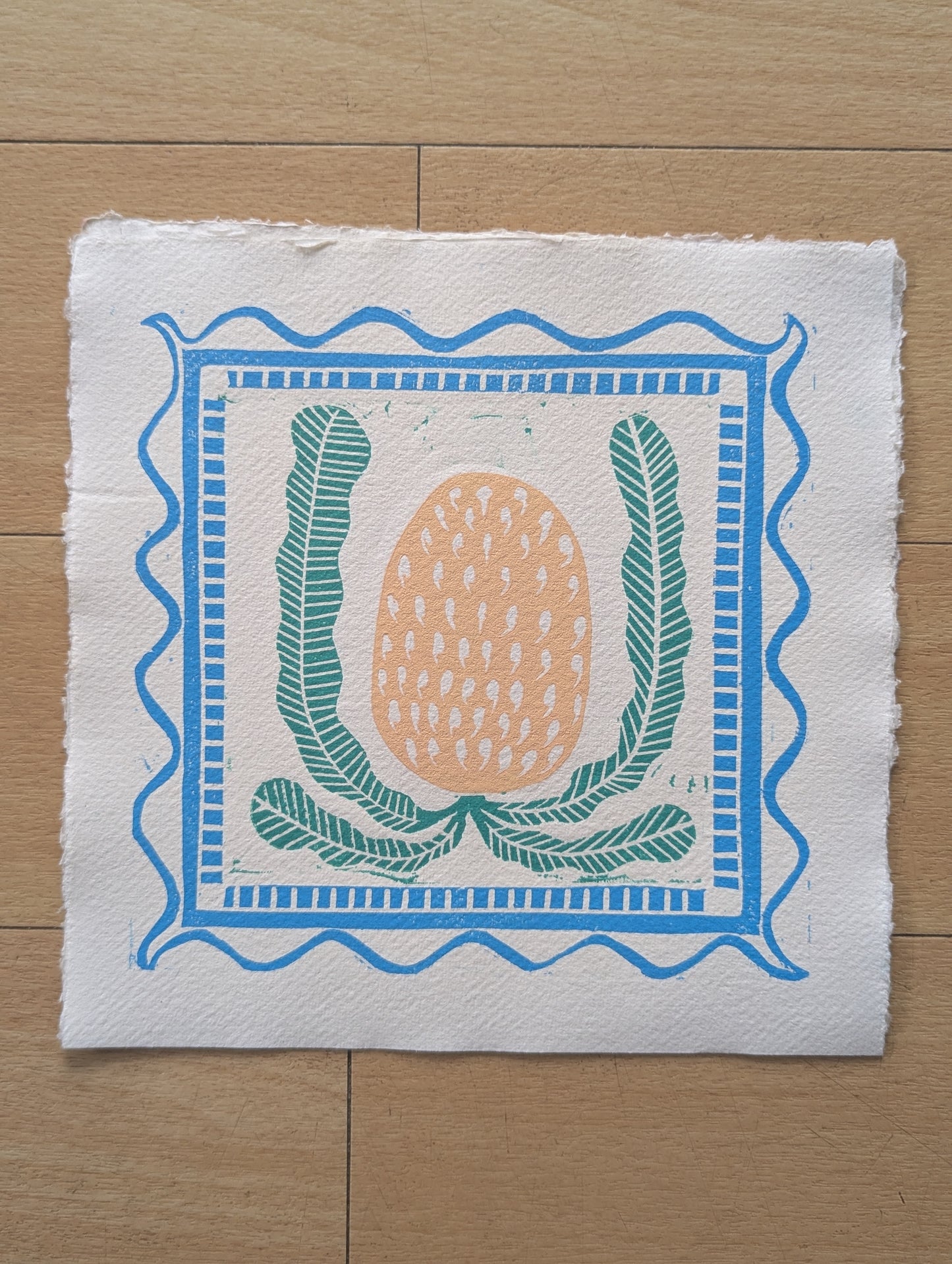 Banksia Linoprint