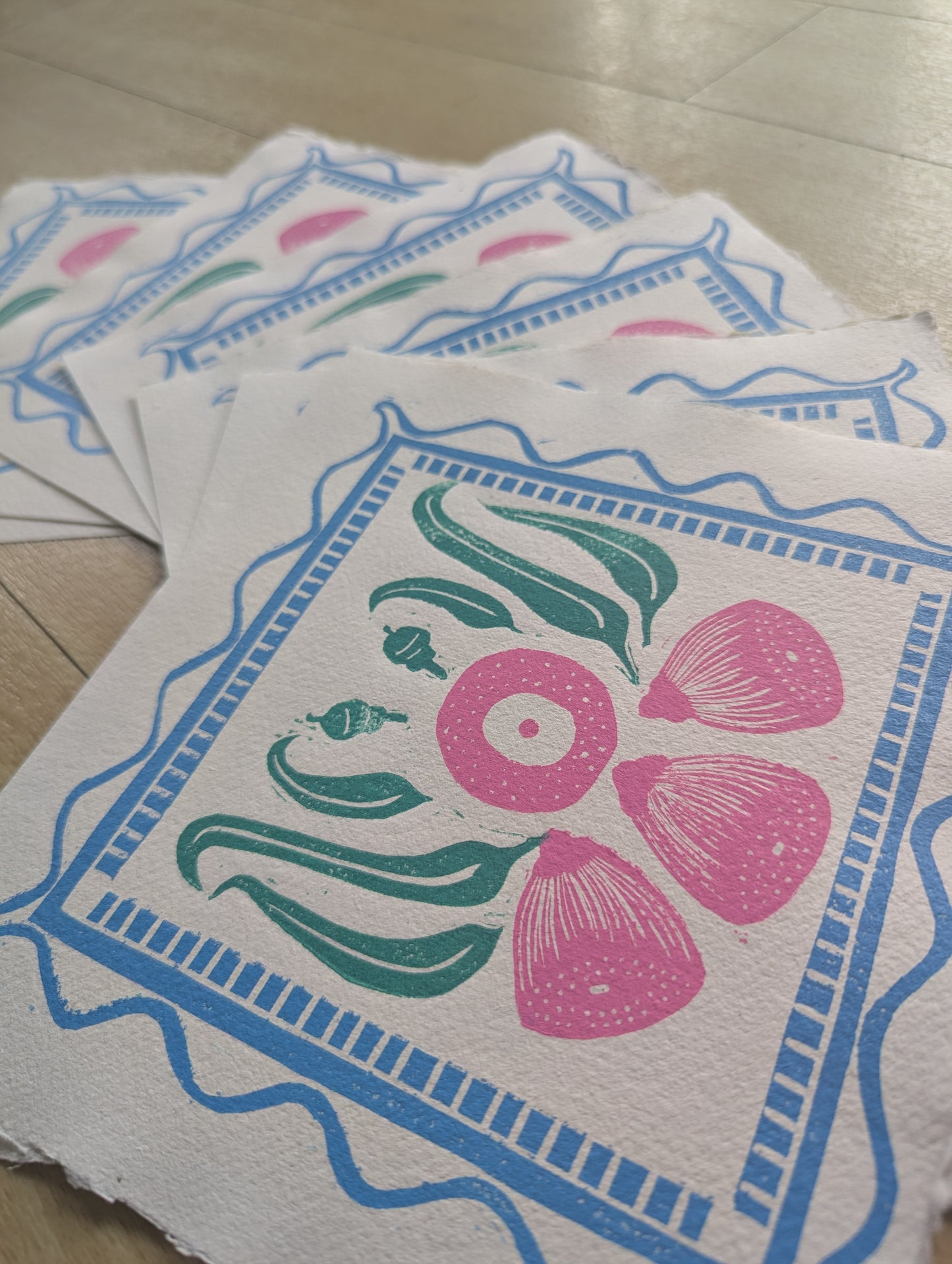 Eucalyptus Linoprint